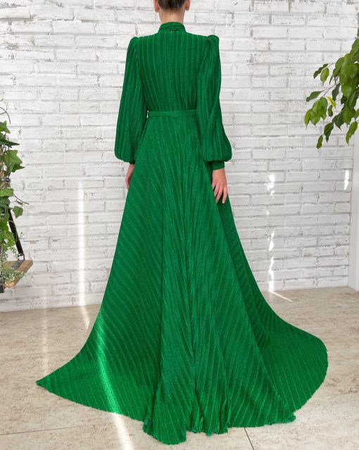Teuta matoshi-Emerald Femme Gown - Image 2