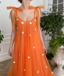 Teuta matoshi-Daisy Sun Trapeze Gown