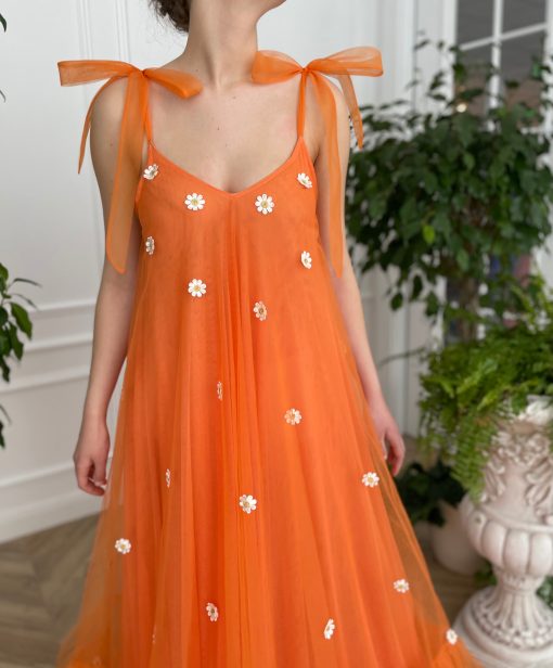 Teuta matoshi-Daisy Sun Trapeze Gown