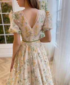 Teuta matoshi-Whimsical Blossom Lace Dress 2