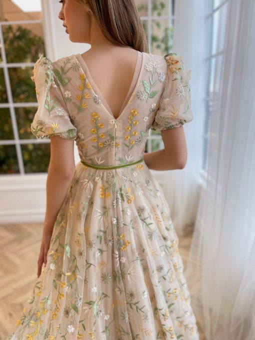 Teuta matoshi-Whimsical Blossom Lace Dress - Image 2