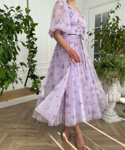 Teuta matoshi-Lavender Romance Dress