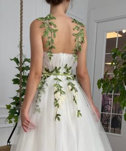Teuta matoshi-Cascading Ivy Ball Gown 2