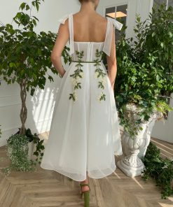 Teuta matoshi-Cascading Ivy Midi Dress 2