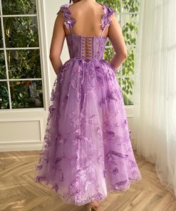 Teuta matoshi-Whimsical Flutter Midi Gown 2