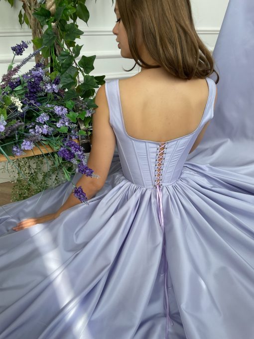 Teuta matoshi-Periwinkle Skies Corset Gown - Image 3