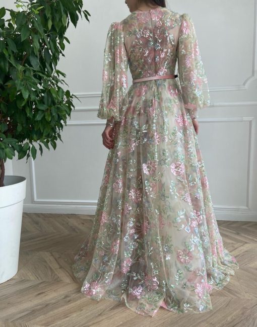 Teuta matoshi-Daydream Floral Gown