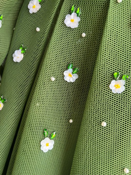 Teuta matoshi-Enchanting Daisy Dreamscape Gown