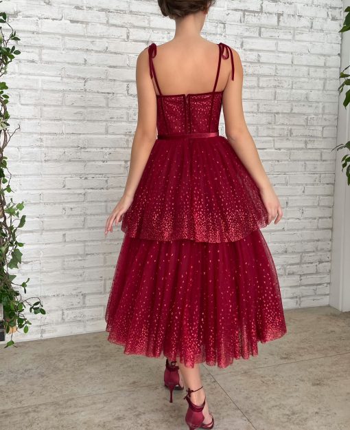 Teuta matoshi-Poinsettia Dress - Image 2