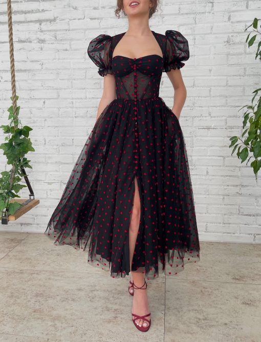 Teuta matoshi-Fluttering Hearts Corset Dress