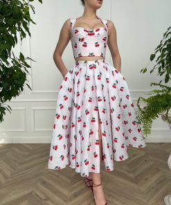 Teuta matoshi-Cherry Parfait Dress