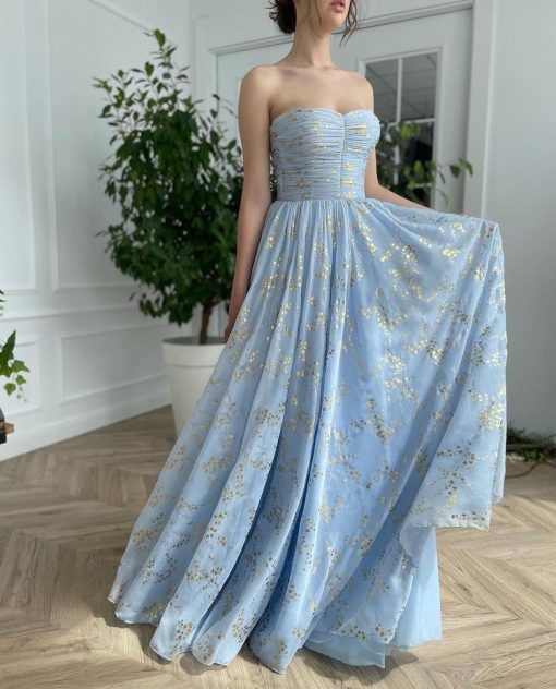 Teuta matoshi-Cloud Starlet Cape Gown