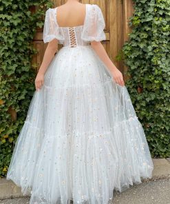 Teuta matoshi-Daisy Elegance Cascade Gown 2