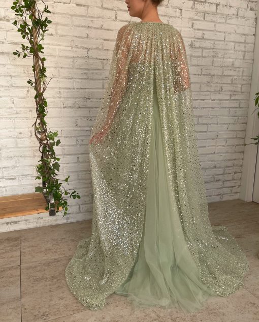 Teuta matoshi-Aurora Cape Gown - Image 2