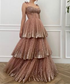 Teuta matoshi-Galaxy Layered Gown
