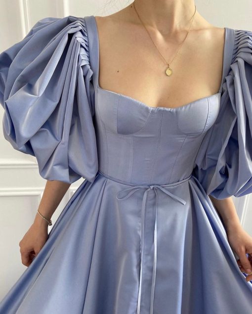 Teuta matoshi-Skysail Puffsleeves Gown - Image 3